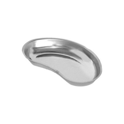 Фото товара Лоток почкообразный ЛМП (Сталь: AISI 304) - "МЕДИКОН" 200х120х30