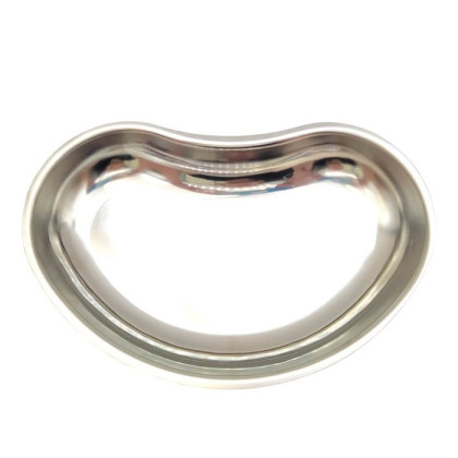 Фото товара Лоток почкообразный ЛМП (Сталь: AISI 430) - "МЕДИКОН" 200х120х30