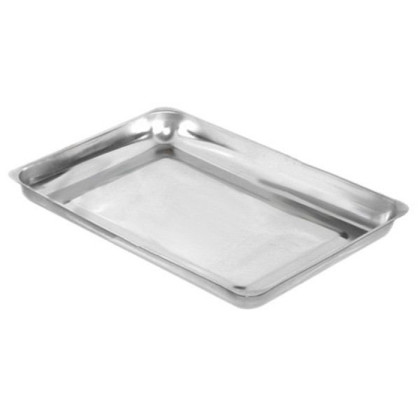 Фото товара Лоток прямоугольный ЛМПр (Сталь: AISI 304) - "МЕДИКОН" 400х300х45