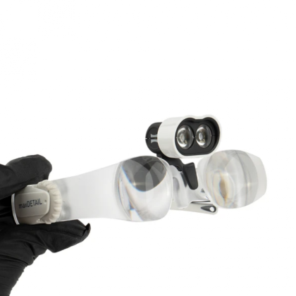 Фото товара Лупа бинокулярная maxDETAIL 2,0х + headlight LED