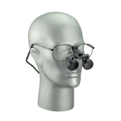 Фото товара Лупа бинокулярная, оправа металл, фикс. фокус 2.5х, iZoom Flip-up Loupes Metal