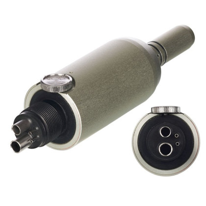 Фото товара МП-40-1 (М4) - пневматический микромотор с внутренней системой подачи воды и воздуха, 40000 об/мин, Сапфир