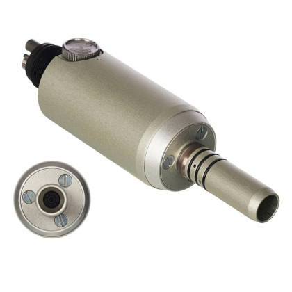 Фото товара МП-40-1 (М4) - пневматический микромотор с внутренней системой подачи воды и воздуха, 40000 об/мин, Сапфир