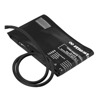 Манжета стандартная на липучке для обхвата руки 24х34 см, размер 54,5х14,5 см, 2 шланга, черная,Riester Фото товара Манжета стандартная на липучке для обхвата руки 24х34 см, размер 54,5х14,5 см, 2 шланга, черная,Riester