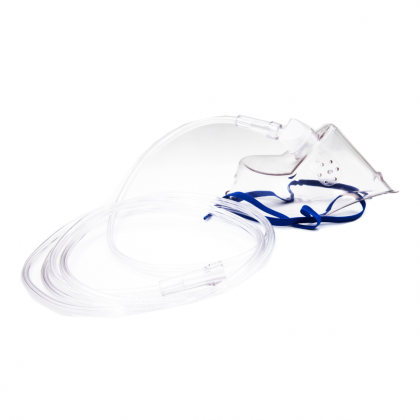 Маска кислородная взрослая + кислородный шланг 2,1 м Фото товара Маска кислородная взрослая + кислородный шланг 2,1 м