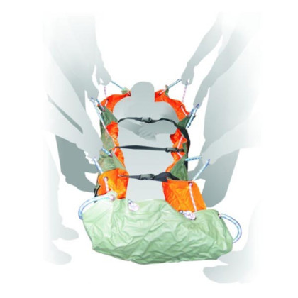 Матрас иммобилизационный вакуумный МИВ-2 взрослый с разнонаправленными ремнями разного цвета Фото товара Матрас иммобилизационный вакуумный МИВ-2 взрослый с разнонаправленными ремнями разного цвета