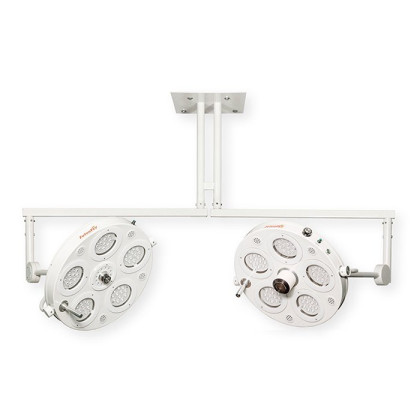 Фото товара Медицинский двухкупольный хирургический светильник 6М 5С с камерой