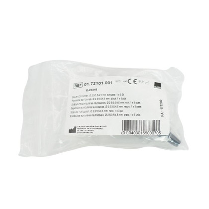 Фото товара Медицинский набор воронок многоразовых 2,5/3,5/4,5 мм (3 шт. в пластике) 01.72101.001 (24846), KaWe