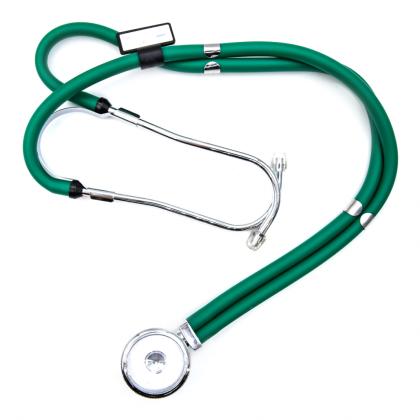 Медицинский стетоскоп Раппопорта 04-АМ602 GR, зеленый, AMRUS Фото товара Медицинский стетоскоп Раппопорта 04-АМ602 GR, зеленый, AMRUS