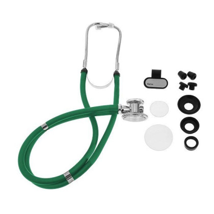Медицинский стетоскоп Раппопорта 04-АМ602 GR, зеленый, AMRUS Фото товара Медицинский стетоскоп Раппопорта 04-АМ602 GR, зеленый, AMRUS