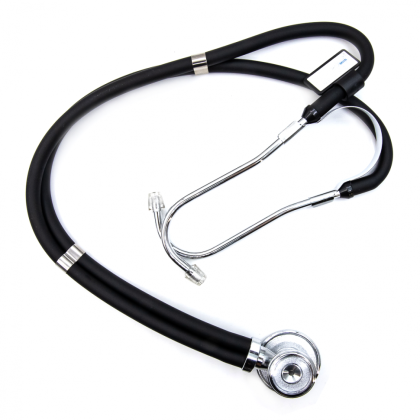 Фото товара Медицинский стетоскоп Раппопорта 04-АМ602 ВК, черный, AMRUS