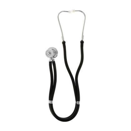 Фото товара Медицинский стетоскоп Раппопорта 04-АМ602 ВК, черный, AMRUS