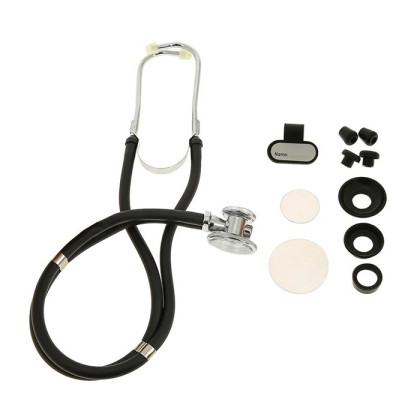Фото товара Медицинский стетоскоп Раппопорта 04-АМ602 ВК, черный, AMRUS