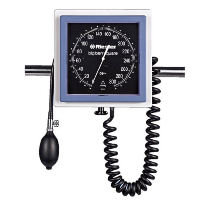 Фото товара Механический тонометр  Big Ben на рельсе, манжета крючковая, Riester (квадратный)