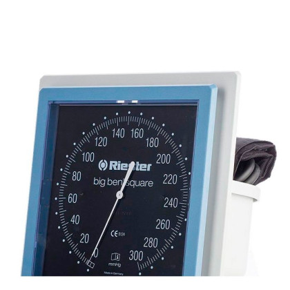 Фото товара Механический тонометр Big Ben настенный, манжета стандартная на липучке, размер 54,5 х 14,5 см,Riester (квадратный)