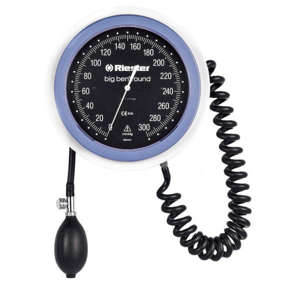 Фото товара Механический тонометр Big Ben настенный, манжета увеличенная на липучке, Riester (круглый)