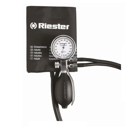 Механический тонометр Minimus III, детская манжета на липучке, Riester Фото товара Механический тонометр Minimus III, детская манжета на липучке, Riester