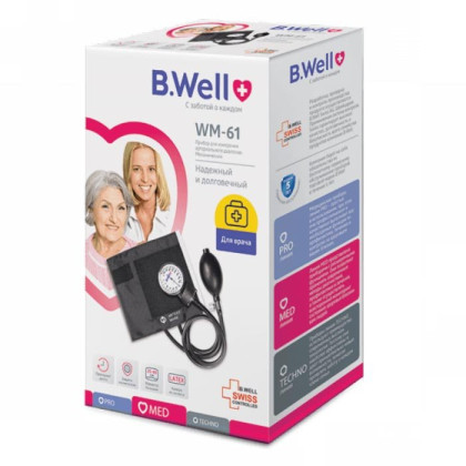 Механический тонометр «Профессионал» WM-61 B.Well Фото товара Механический тонометр «Профессионал» WM-61 B.Well