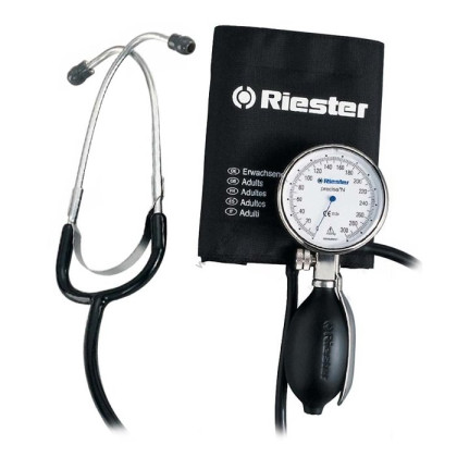 Фото товара Механический тонометр со встроенным стетоскопом Precisa N(большая манжета, обхват 34-44 см.), Riester