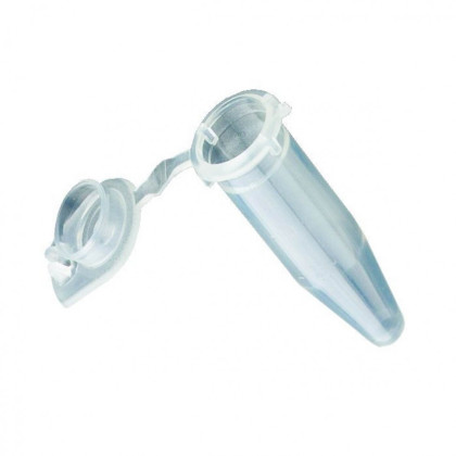 Фото товара Микропробирка типа Эппендорф 1,5 мл, ПП, градуированная (500 шт/уп) для микроцентрифугирования