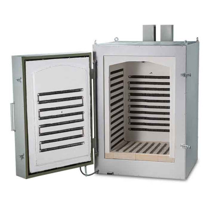 Фото товара Муфельная печь ЭКПС 500 мод.6005 (+200...+1100 °С, многоступенч.регулятор, с вытяж., нагреватели открыт)