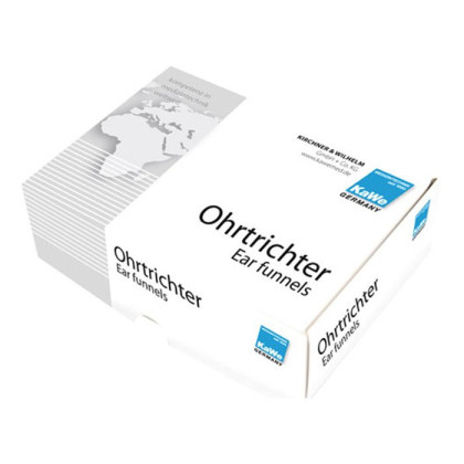 Набор воронок ушных одноразовых 100шт d = 4,0 в коробке картонной, KaWe Фото товара Набор воронок ушных одноразовых 100шт d = 4,0 в коробке картонной, KaWe