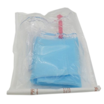 Фото товара Набор гинекологический смотровой одноразовый стерильный «Ева» (Зеркало полимерное по Куско №1, салфетка Б-16, перчатки латексные размер M)