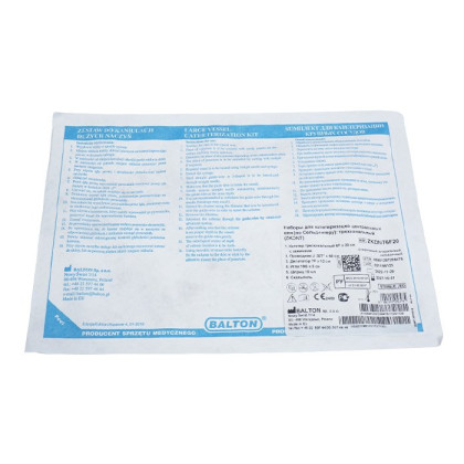 Фото товара Набор для катетеризации центральных вен (по Сельдингеру) трехканальный, 6F, Balton