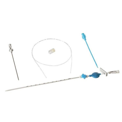 Набор для катетеризации центральных вен, КПРВ, стерильный, МедСил 17G Фото товара Набор для катетеризации центральных вен, КПРВ, стерильный, МедСил 17G