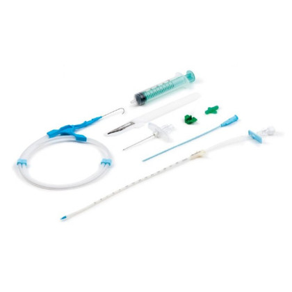 Набор по Cельдингеру 1-канальный, катетер - 8F, Balton Фото товара Набор по Cельдингеру 1-канальный, катетер - 8F, Balton