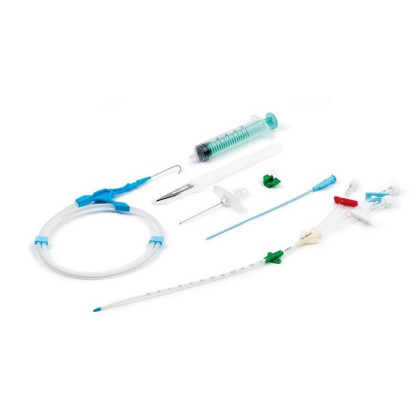 Набор по Cельдингеру 3-канальный, катетер - 5.5F, Balton Фото товара Набор по Cельдингеру 3-канальный, катетер - 5.5F, Balton