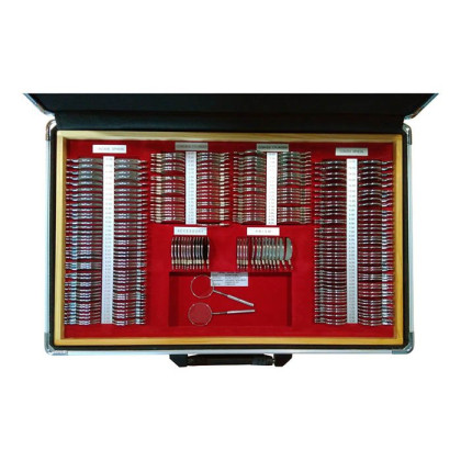 Фото товара Набор пробных линз ALMAS MT-266 на 267 линз (серебро), без поверки