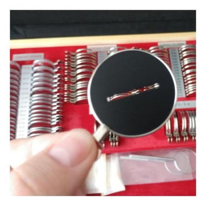 Фото товара Набор пробных очковых линз ALMAS MT-226 на 228 линз (серебро) с поверкой