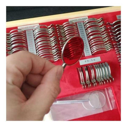 Фото товара Набор пробных очковых линз ALMAS MT-226 на 228 линз (серебро) с поверкой