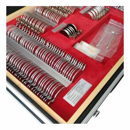 Фото товара Набор пробных очковых линз ALMAS MT-226 на 228 линз (серебро) с поверкой