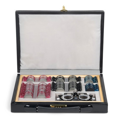 Фото товара Набор пробных очковых линз с оправой на 103 линзы (металл)