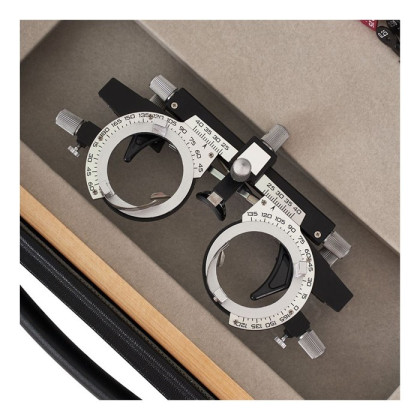 Фото товара Набор пробных очковых линз с оправой на 158 линз (металл)