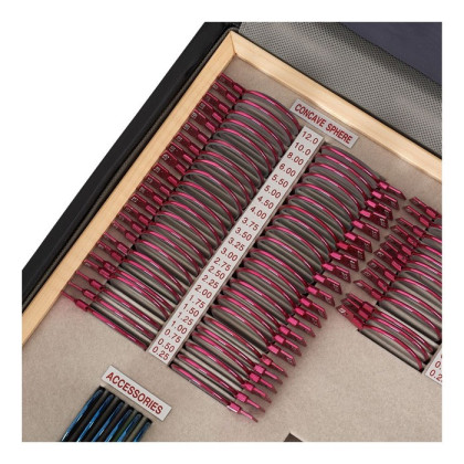 Фото товара Набор пробных очковых линз с оправой на 158 линз (металл)