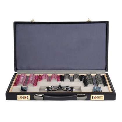 Фото товара Набор пробных очковых линз с оправой на 158 линз (металл)