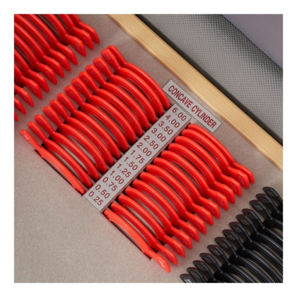 Фото товара Набор пробных очковых линз с оправой на 158 линз (пластик), Армед