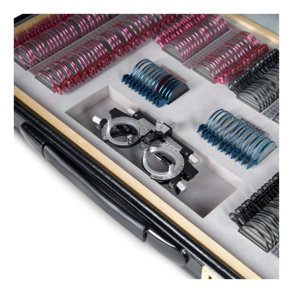 Фото товара Набор пробных очковых линз с оправой на 232 линзы (металл)