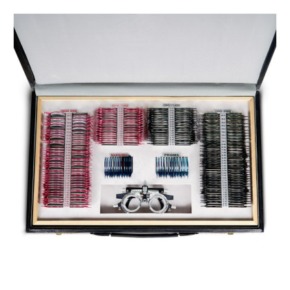 Фото товара Набор пробных очковых линз с оправой на 232 линзы (металл)