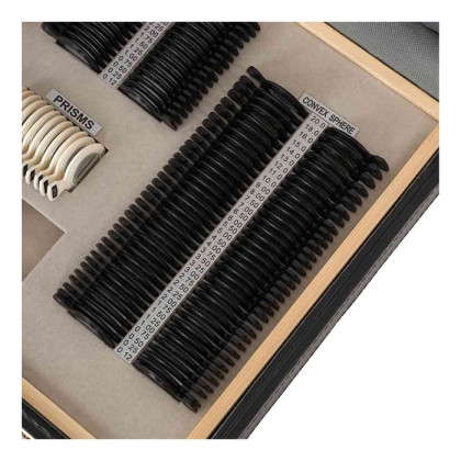 Фото товара Набор пробных очковых линз с оправой на 232 линзы (пластик)