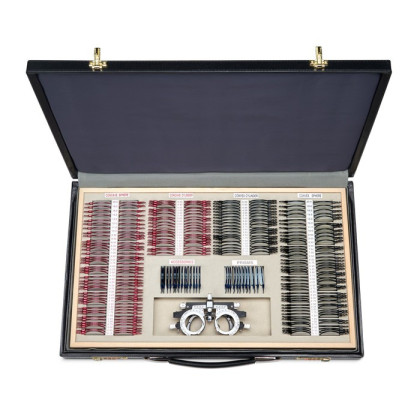 Фото товара Набор пробных очковых линз с оправой на 266 линз (металл)