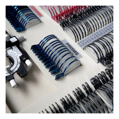 Фото товара Набор пробных очковых линз с оправой на 266 линз (металл)