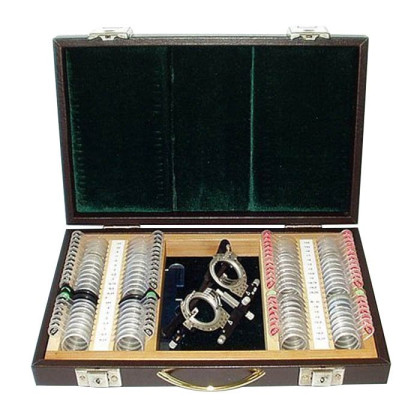 Набор пробных очковых линз упрощенный 106 предметов Фото товара Набор пробных очковых линз упрощенный 106 предметов