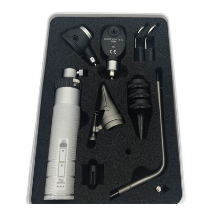 Наборы для ЛОР врача Бейсик С10/Е10 KaWe - офтальмоскоп 1 апертура и отоскоп с принадлежностями Фото товара Наборы для ЛОР врача Бейсик С10/Е10 KaWe - офтальмоскоп 1 апертура и отоскоп с принадлежностями
