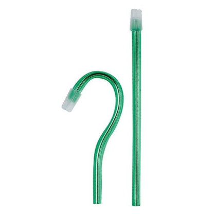 Наконечники для слюноотсосов одноразовые Blossom, зеленые, 100 шт/уп Фото товара Наконечники для слюноотсосов одноразовые Blossom, зеленые, 100 шт/уп