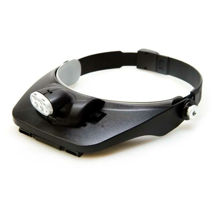 Фото товара Налобная лупа MG81001-3LED с подсветкой (Лупа 81001-3Led)