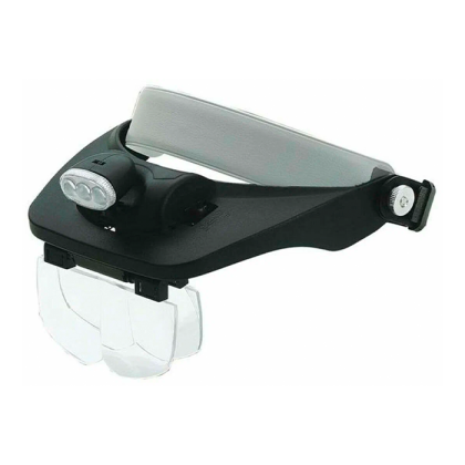Фото товара Налобная лупа MG81001-3LED с подсветкой (Лупа 81001-3Led)